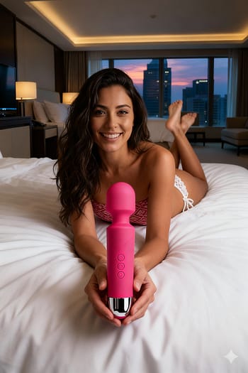 20 Fonksiyonlu ve Orgazm Tuşlu Vibratör (Kırmızı)